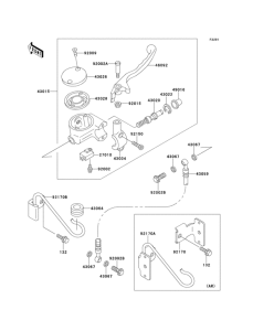 VN800 Главный тормозной цилиндр