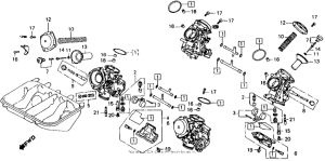 VFR750F Карбюратор
