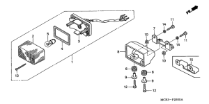 VT750DC Taillight unit ass`y