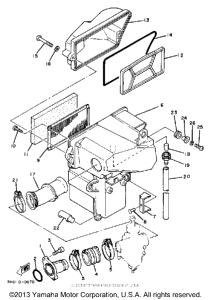 SR185J Впускная система