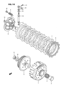 RMX250 Бендикс