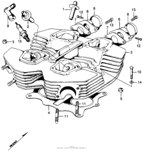 CB350 Головка цилиндров