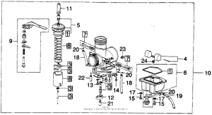 MT250 Карбюратор