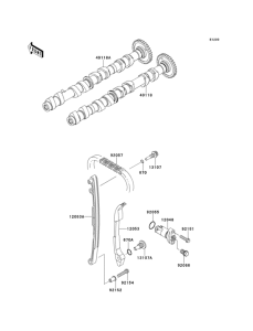ZR800 Распред вал