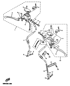YP150D Главный тормозной цилиндр
