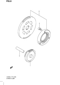 UH200 Муфта стартера
