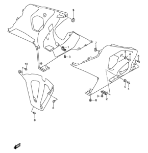 GSX-R750 Installation parts