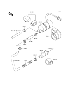 ZX600 Топливный насос