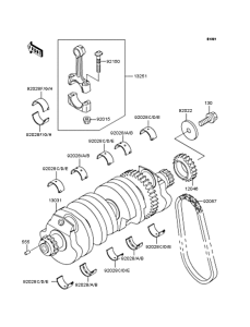 ZR1100 Коленвал