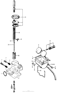 CL70 Carburetor component sets
