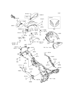 EX250 (ABS) カウリング