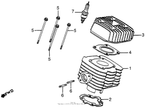 NH125 Головка цилиндров