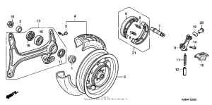 CH250 Переднее колесо