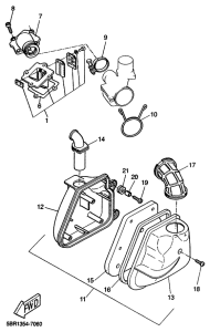 YQ50 Впускная система