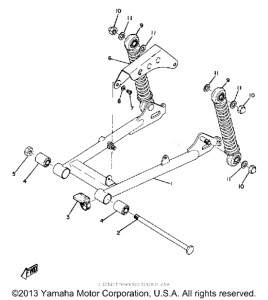 GT80MXB Rear arm - rear cushion