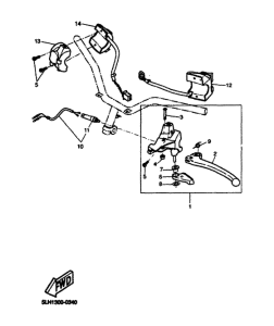 EW50 Handle switch. lever