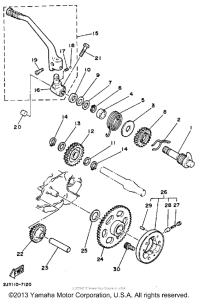 TW200W Стартер