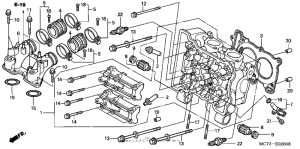 FSC600 Cylinder head ('02)