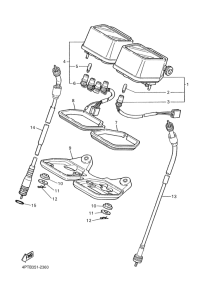 XT600E Приборы