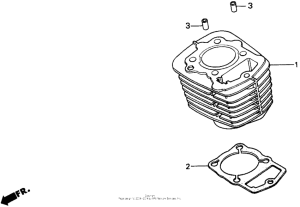 XR200R Цилиндры