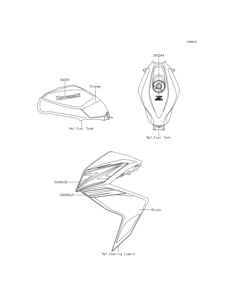 ER250 Наклейки