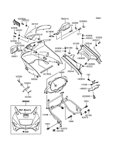 ZX1100 カウリング