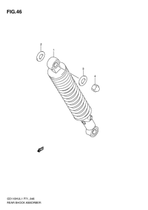 GD110 Задние амортизаторы