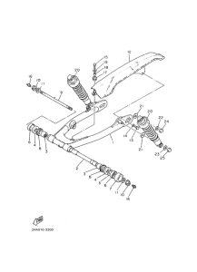 SR400SP ﾘﾔｱｰﾑ. ｻｽﾍﾟﾝｼﾖﾝ