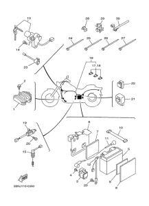 XVS650A Электрика 1