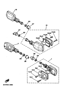 TW200E Flasher right 3