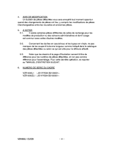 VZR1800 Catalog preface