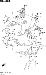DL650X (ABS) Fuel Tank (Dl650Al7 E28) (For Yvb,yww)