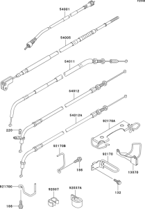EN500 Тросы управления