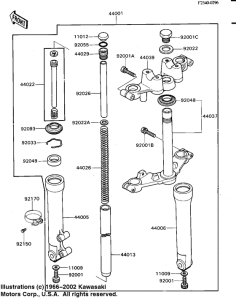 KD80 Вилка передней оси
