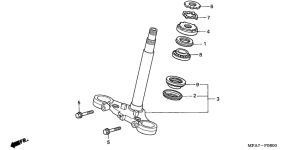 CBF1000 Траверса нижняя