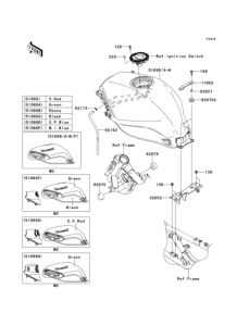 EX250 Топливный бак