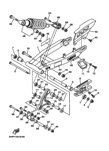 TTR125L Rear arm. suspension