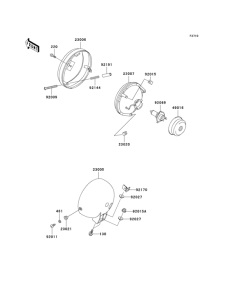 VN800 Headlight(s)(vn800-a6)