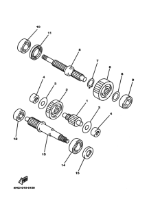 YP250 ﾄﾗﾝｽﾐﾂｼﾖﾝ