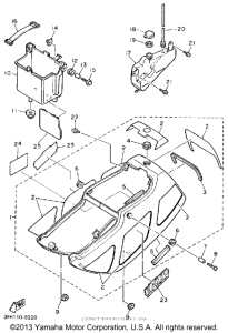 FZR400SAC Боковые обтекатели