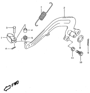 RM80 Передний суппорт