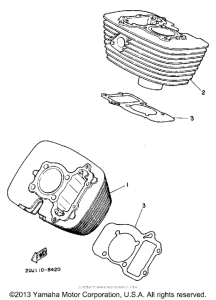 XV250 Цилиндры