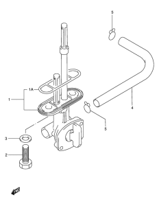 DR125 Топливный кран