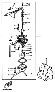 EW50 Carburetor assy