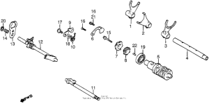 VT1100C Вилка переключения передач