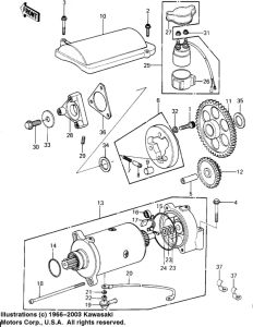  Starter motor / starter clutch