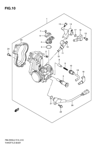 RM-Z250 Дроссель