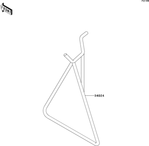 KX125 Подножка