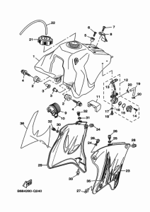  Топливный бак