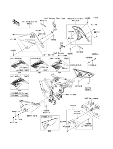KLX125 Side covers / chain cover(1 / 2)